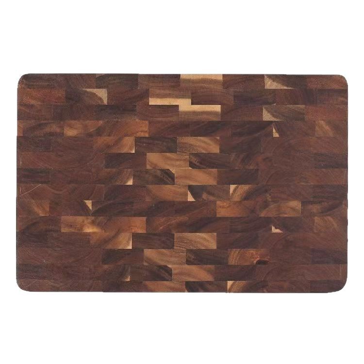 Discover the Acacia Mangium Chessboard Grid Cutting Board