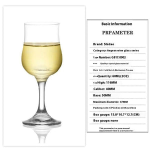 Elevate Your Celebrations with the Tulip Dessert Wine Crystal Glass