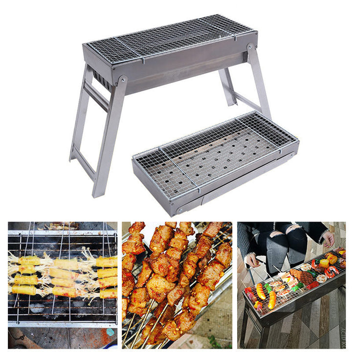 The Ultimate Outdoor Companion: Folding Charcoal Portable Barbecue Grill