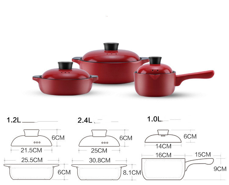 Pot Household Ceramic Stock Gas High Temperature Resistant