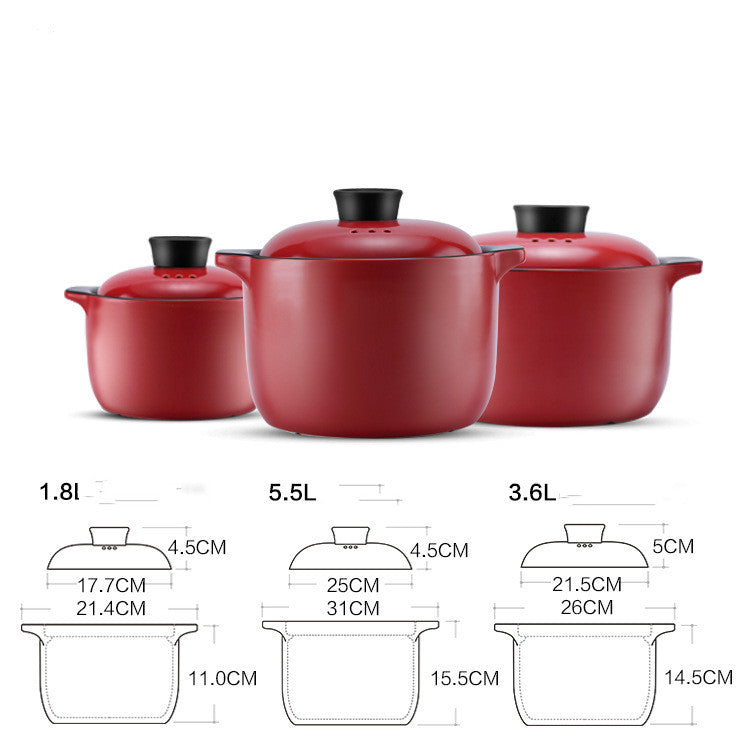 Pot Household Ceramic Stock Gas High Temperature Resistant