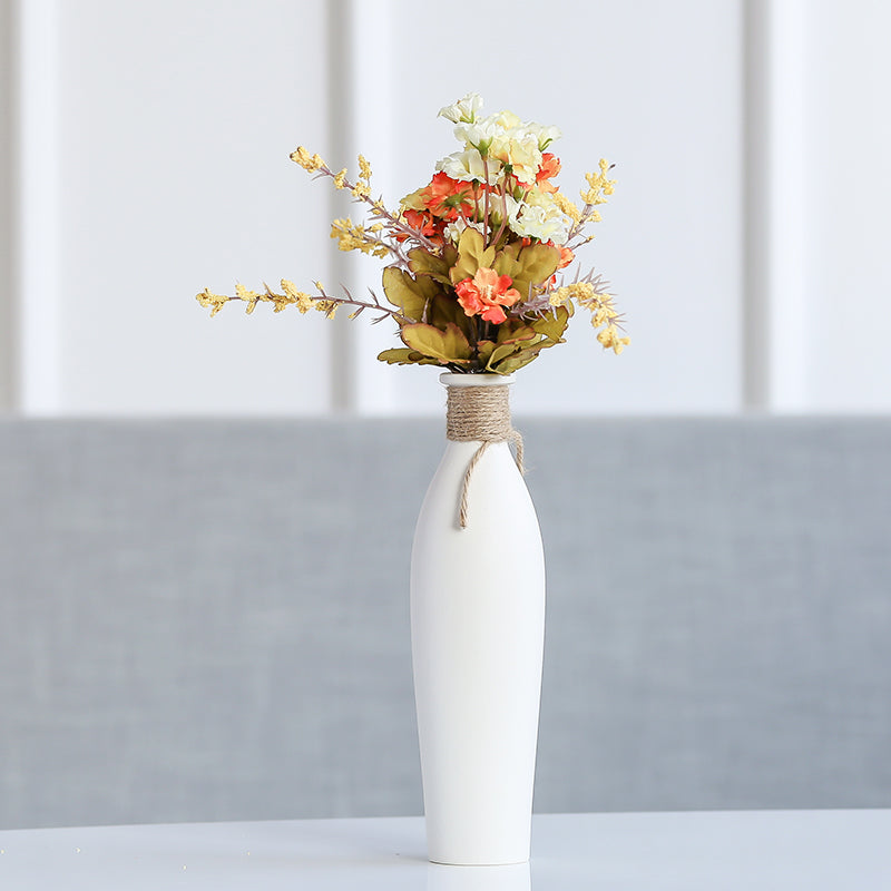 Modern Artificial Dried Flower Ceramic Vase Home Decor