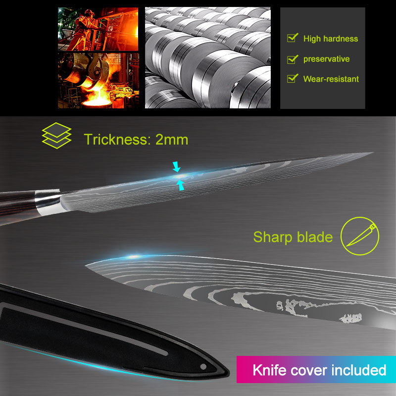 Chef Kitchen Knives Cleaver Slicing Knives