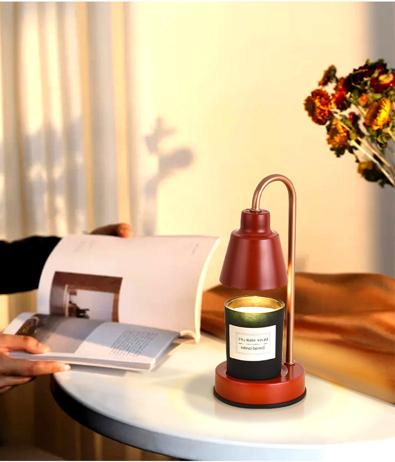 Decorative Metal Timed Small Aromatherapy Lamp