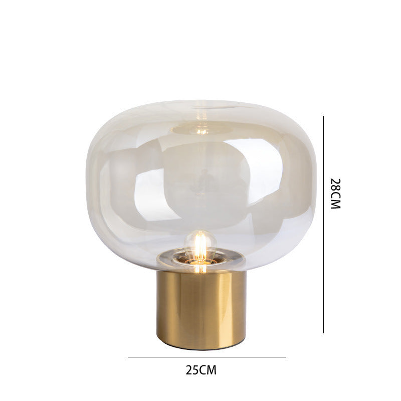 Creative Metal Bedroom Bedside Table Lamp