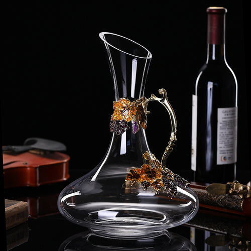 Household European Style Grape Goblet Wine Glass