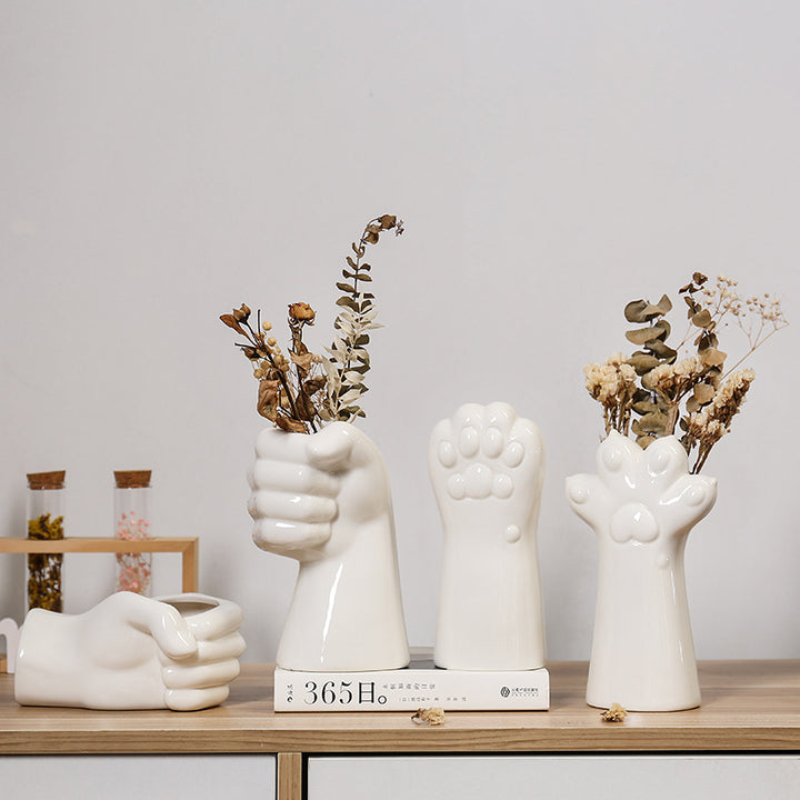 Simple Ceramic Living Room Flower Arrangement Vases