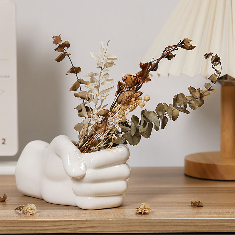 Simple Ceramic Living Room Flower Arrangement Vases