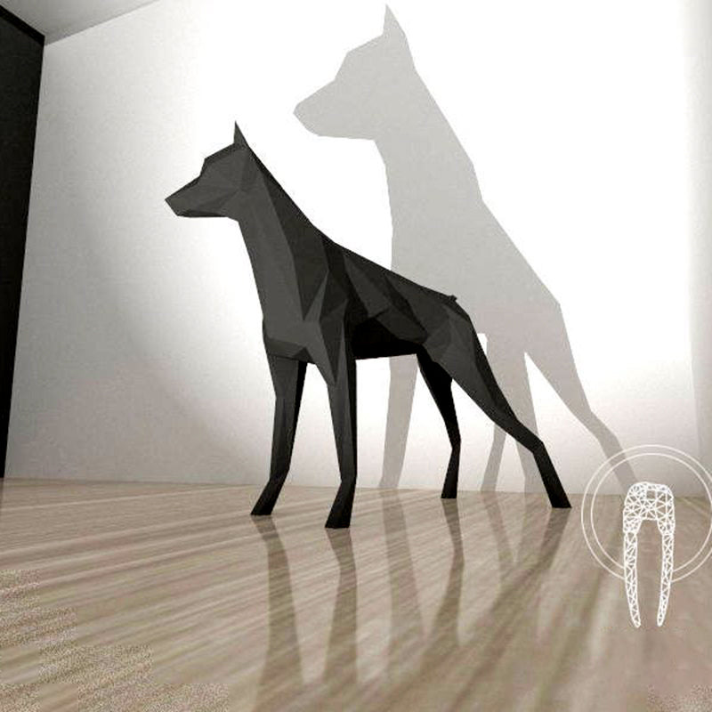 3D Paper Sculpture Model