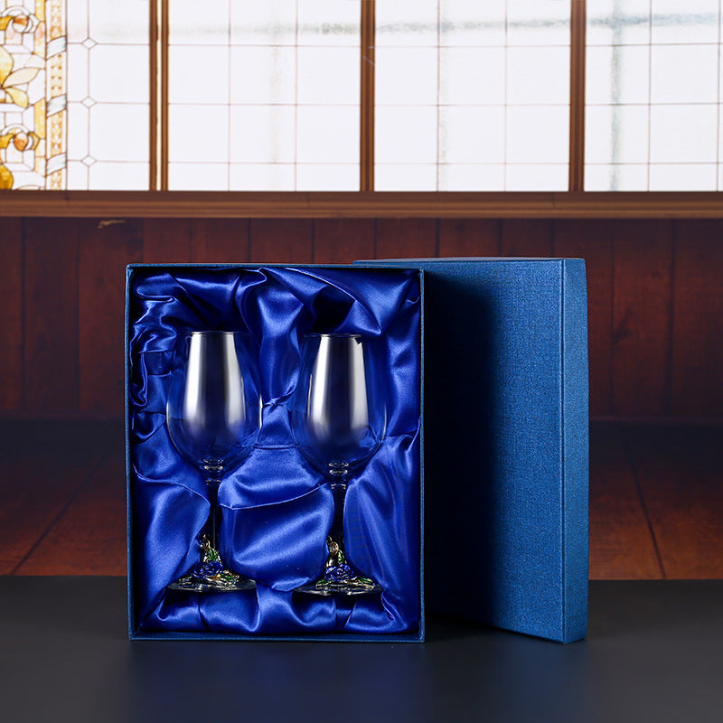 Household Enamel Colored Crystal Glass