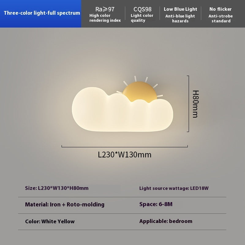 Children’s Room Cloud Wall Decorative Creative Lamp