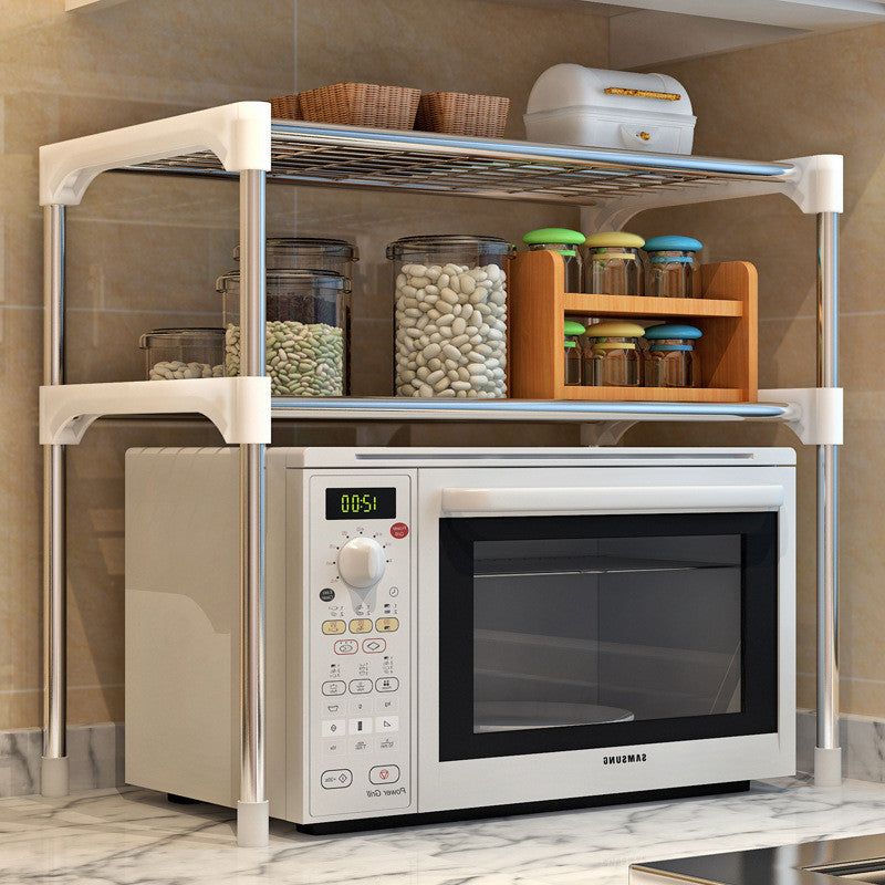 Microwave Shelf Spice Organizer Kitchen Rack