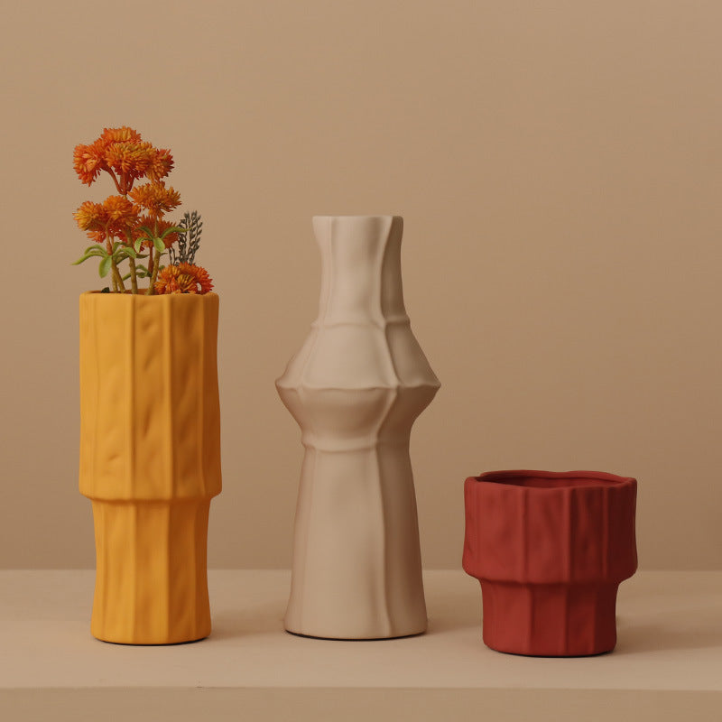 Nordic Morandi Art Vase Home Office Decor Flower Vase