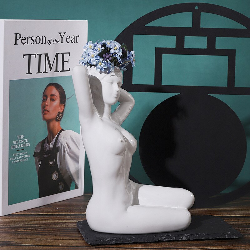 Nordic Ceramic Sculpture Garden Home Decor