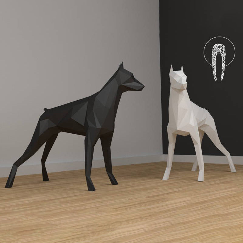 3D Paper Sculpture Model