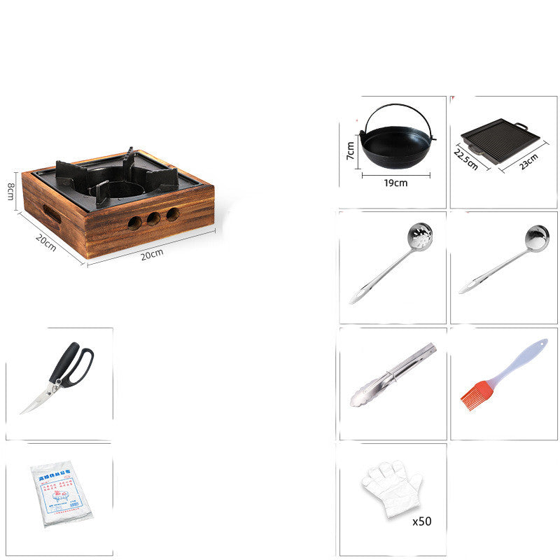 Japanese-style Household Small Smokeless Barbecue Grill