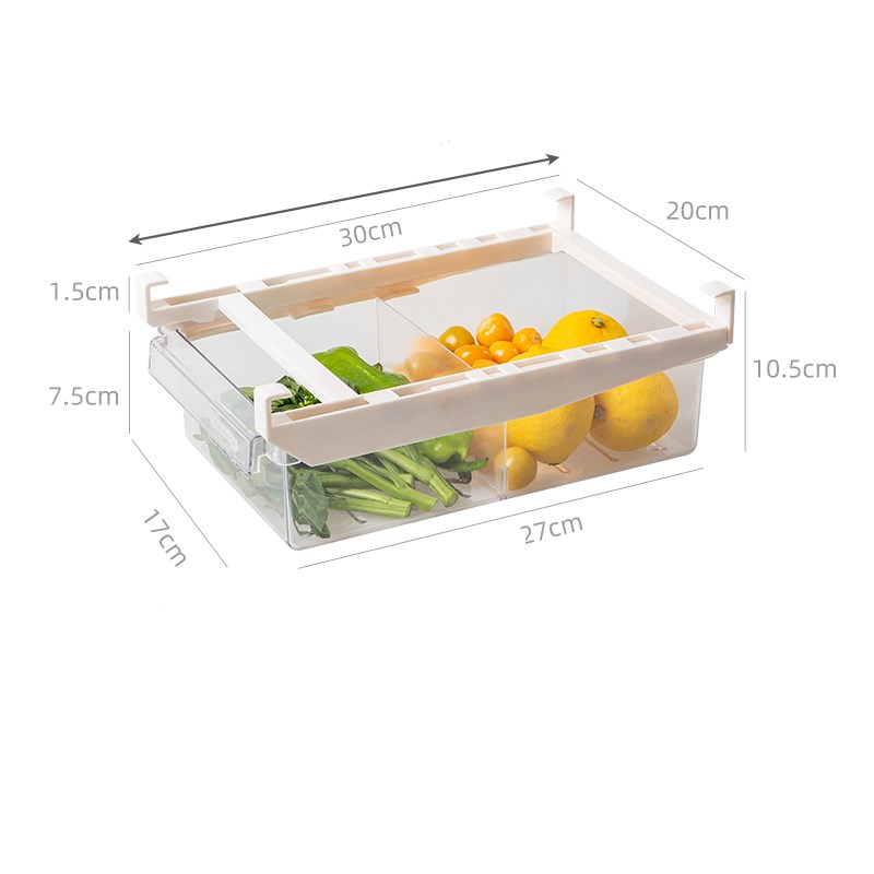 Adjustable Kitchen Refrigerator Storage Rack