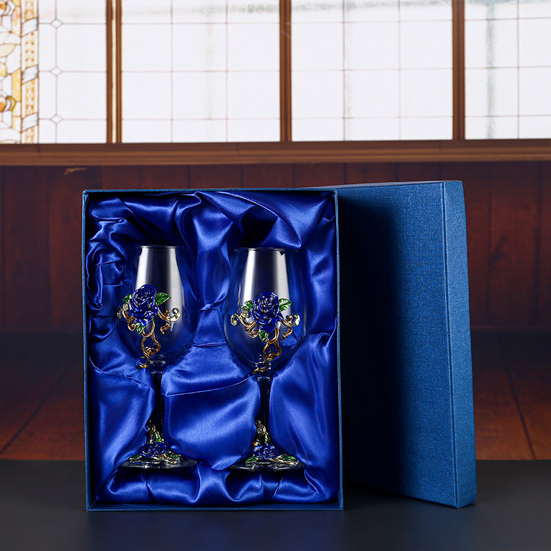 Household Enamel Colored Crystal Glass