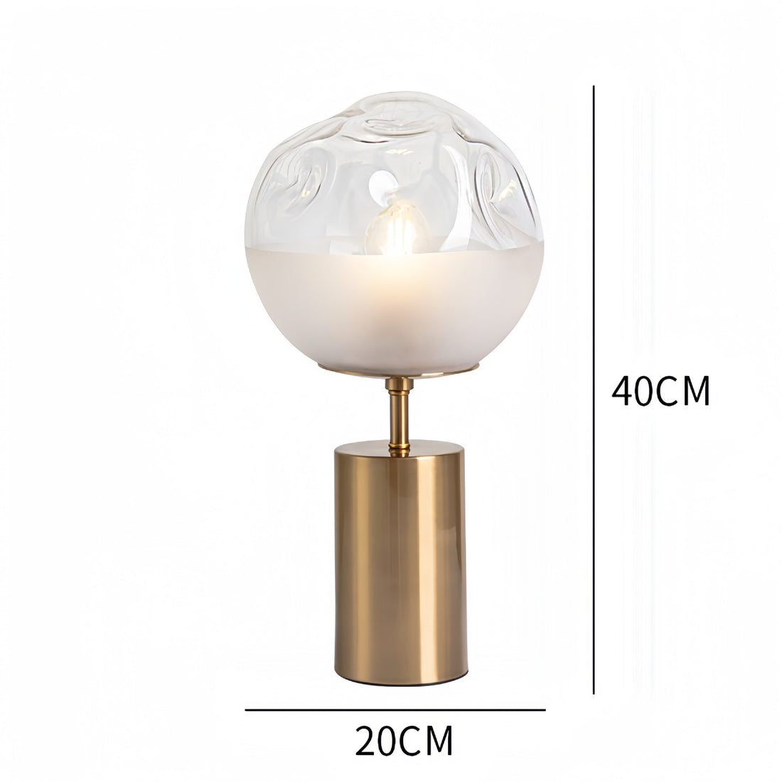 Creative Metal Bedroom Bedside Table Lamp