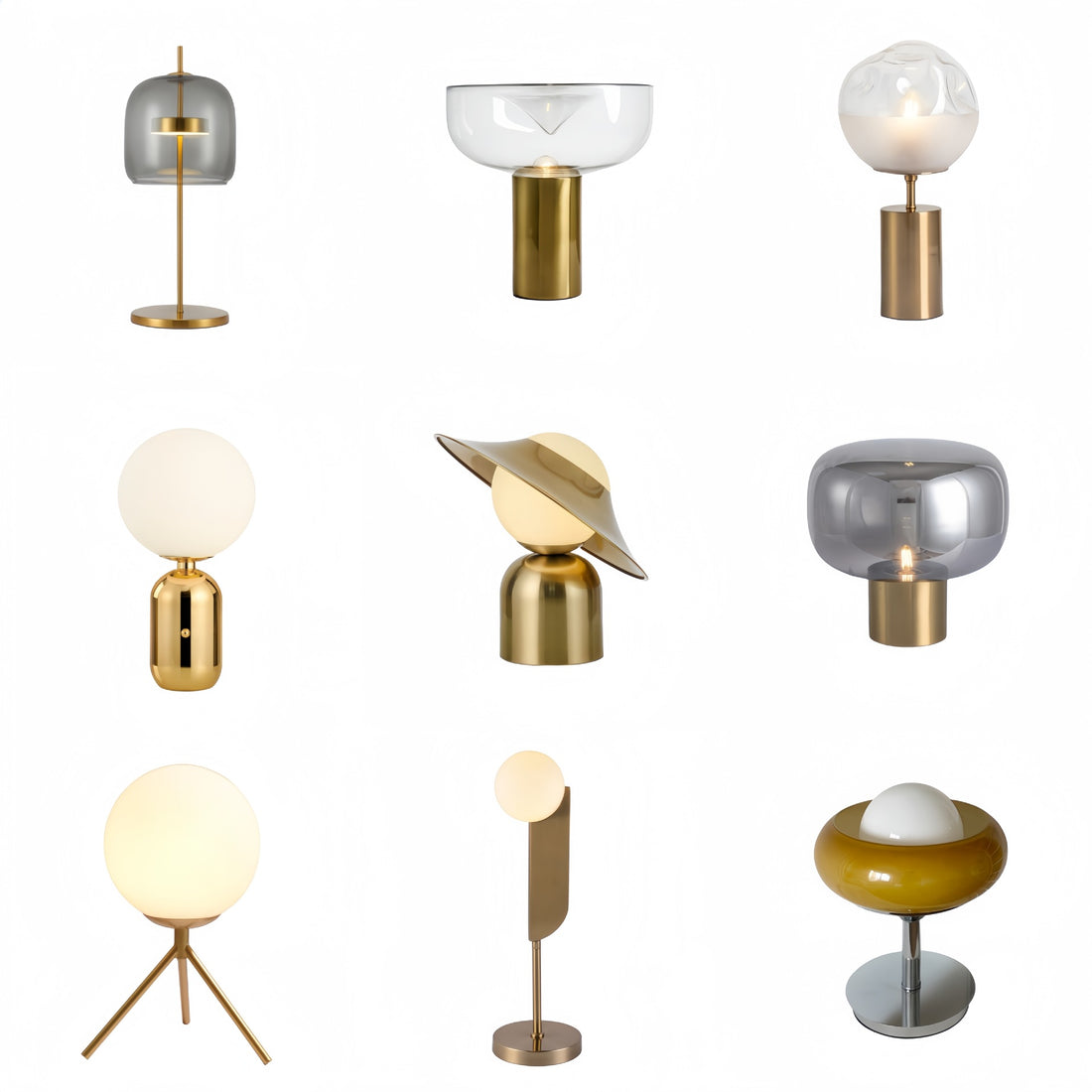 Creative Metal Bedroom Bedside Table Lamp