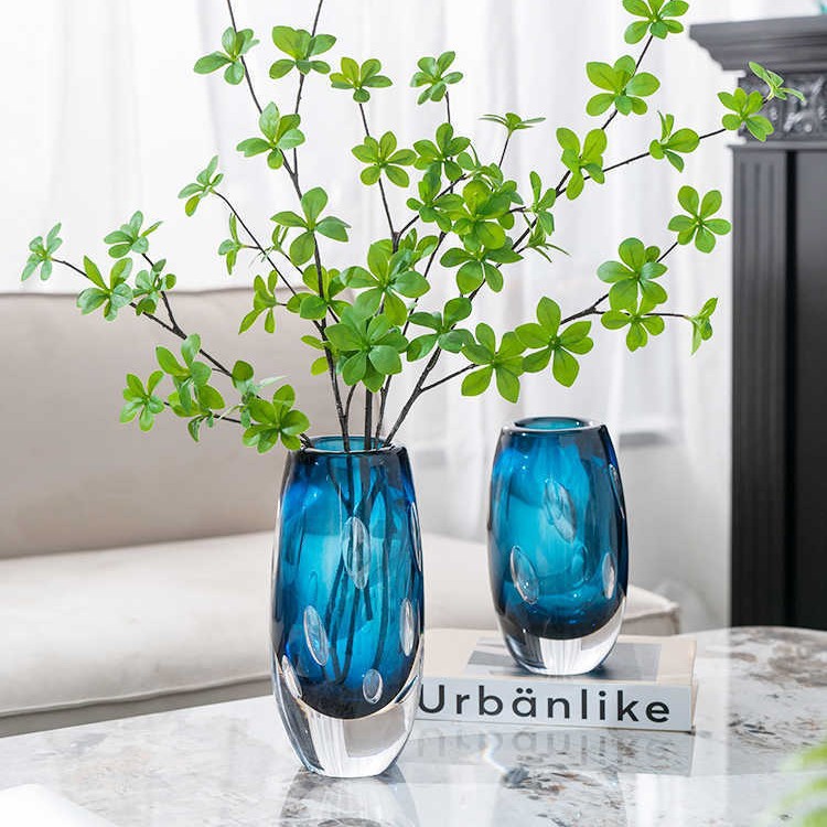 Showroom Glass Flower Vases Living Room Display Decor