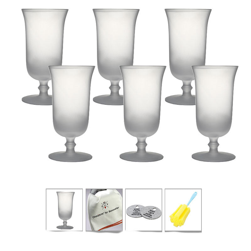 Fashion Simple Vintage Sandblasted Crystal Wine Glass