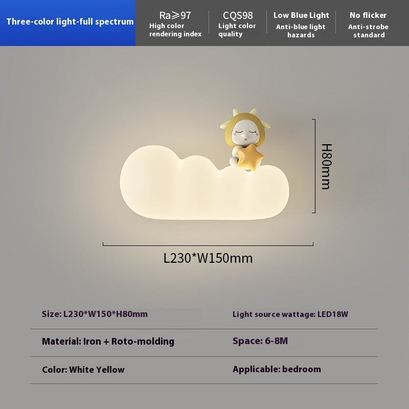 Children’s Room Cloud Wall Decorative Creative Lamp