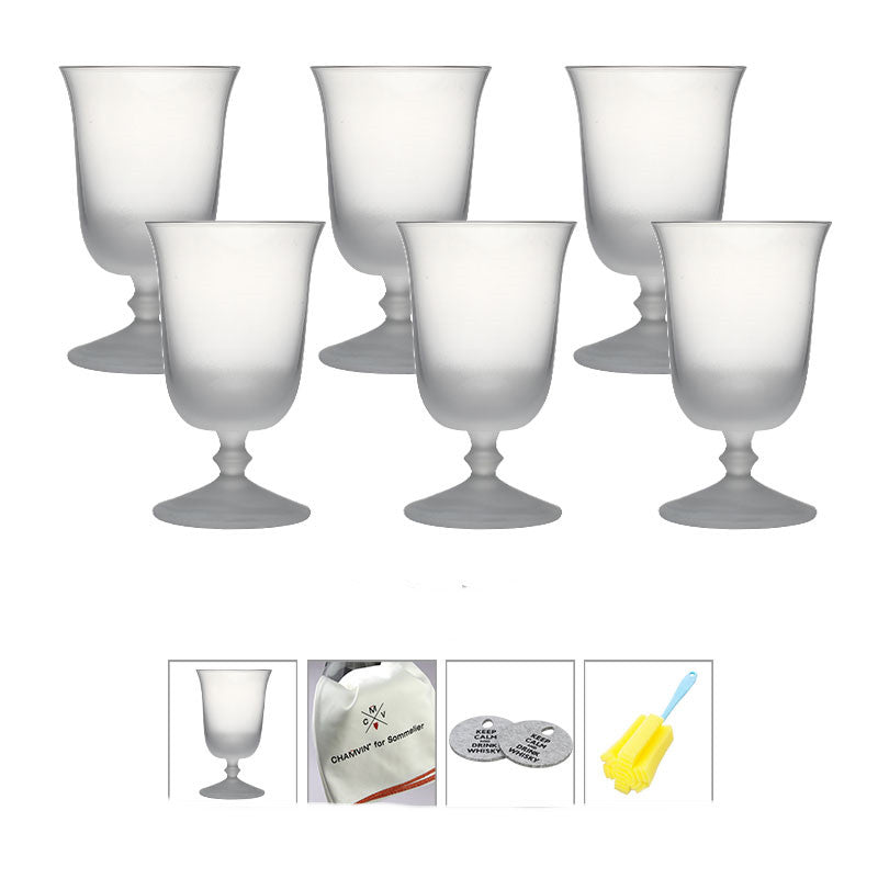 Fashion Simple Vintage Sandblasted Crystal Wine Glass