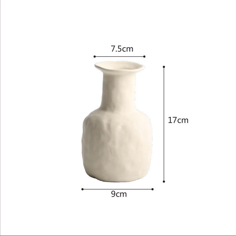 Scandinavian Style Simple Ceramic Vases Ornaments