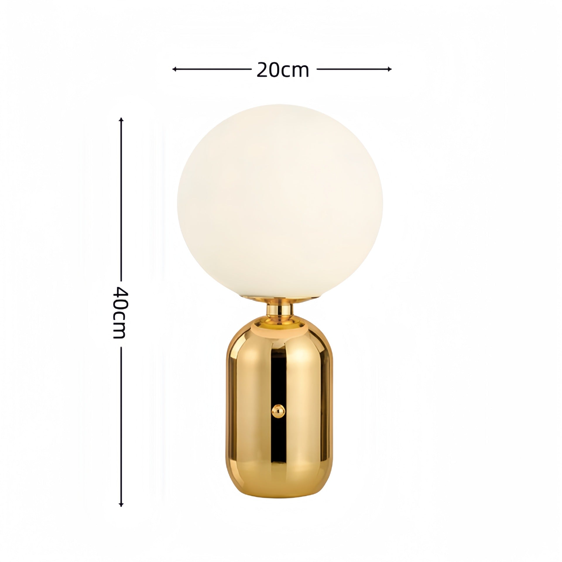 Creative Metal Bedroom Bedside Table Lamp