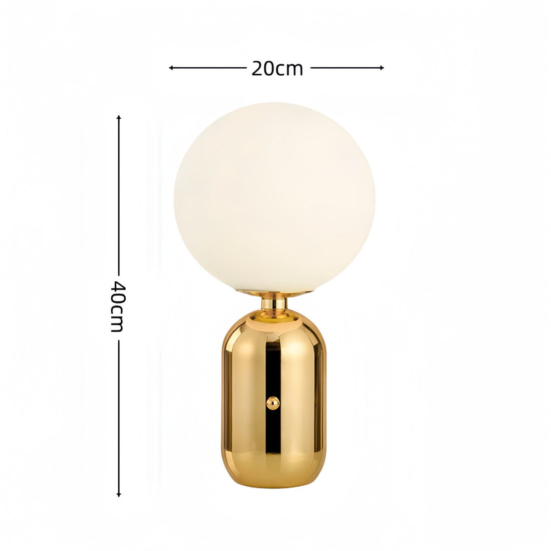 Creative Metal Bedroom Bedside Table Lamp