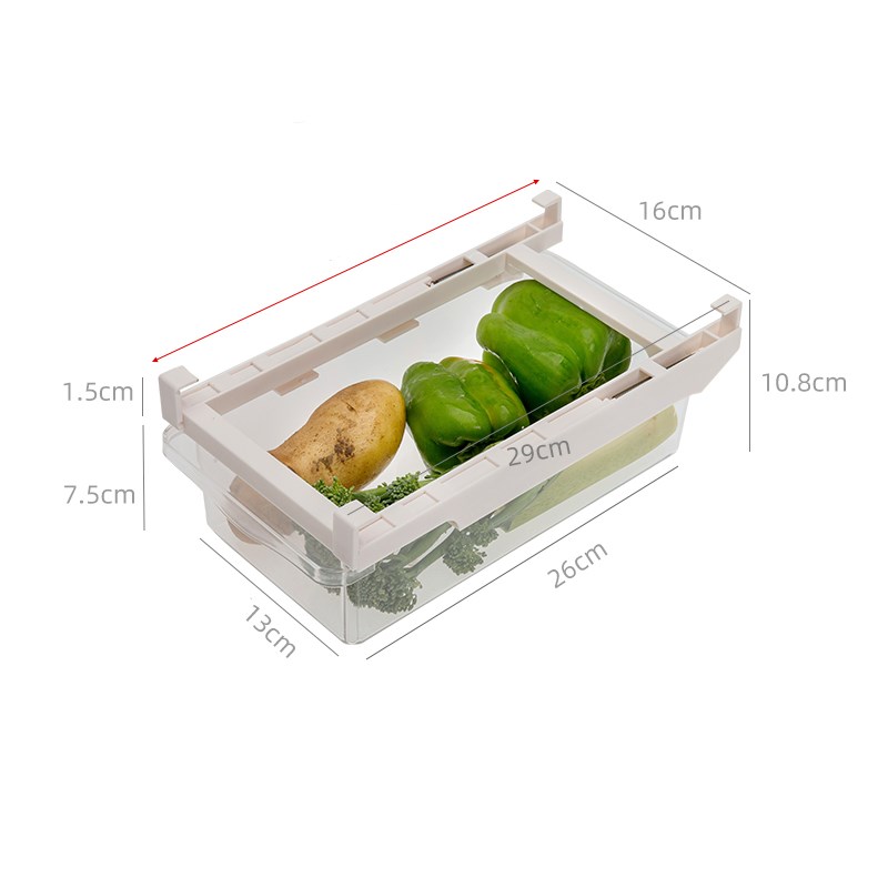Adjustable Kitchen Refrigerator Storage Rack