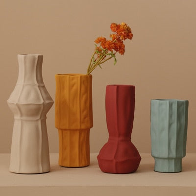 Nordic Morandi Art Vase Home Office Decor Flower Vase