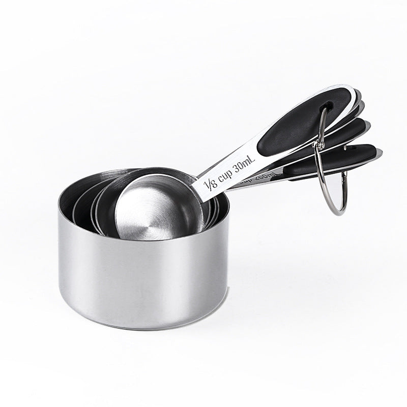 Measuring cup and spoon