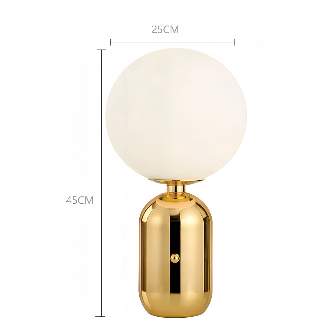 Creative Metal Bedroom Bedside Table Lamp