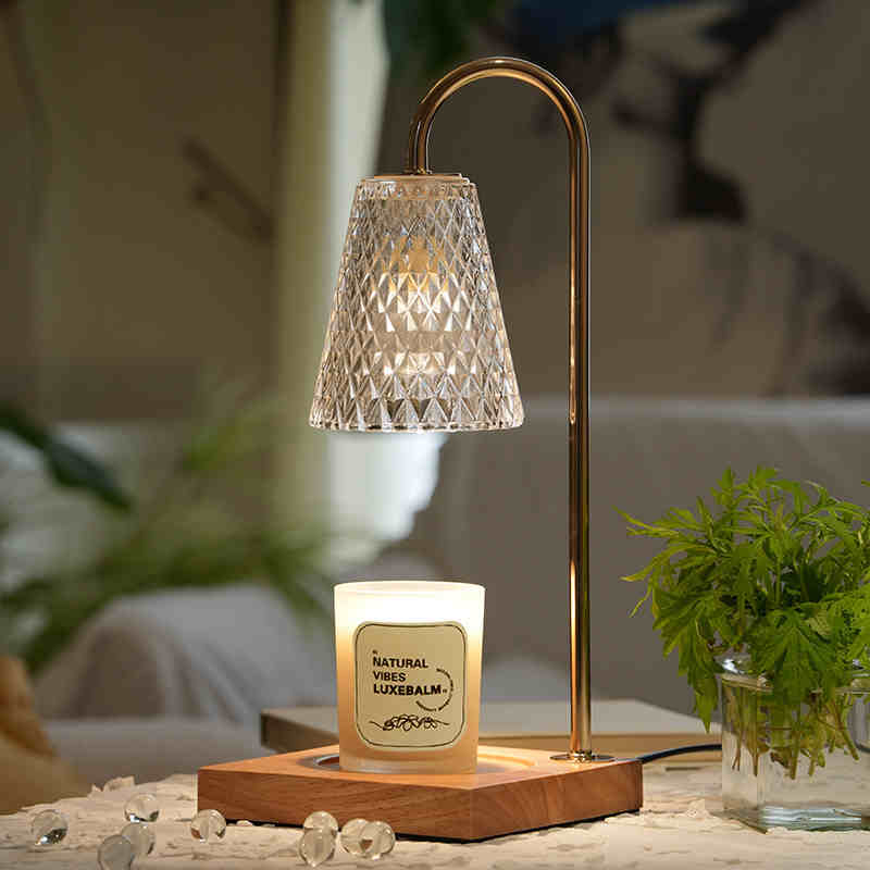 Timer Wax Melting Decorative Table Night Lamp Light