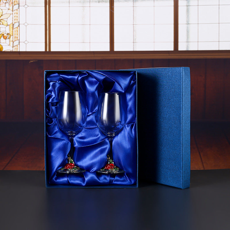 Household Enamel Colored Crystal Glass