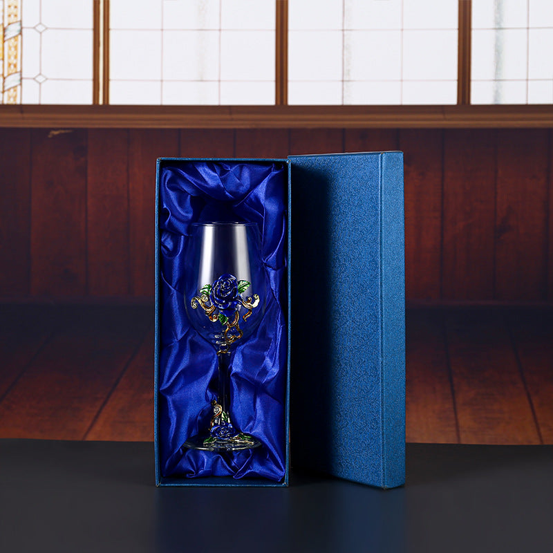 Household Enamel Colored Crystal Glass