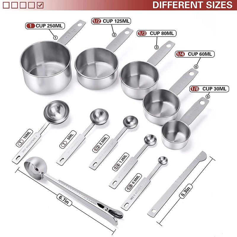 Multi-function Baking Measuring Spoon
