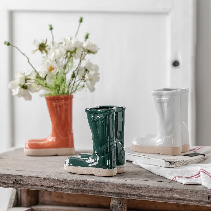 Creative Simple Ceramic Flowerpots And Decorative Vases