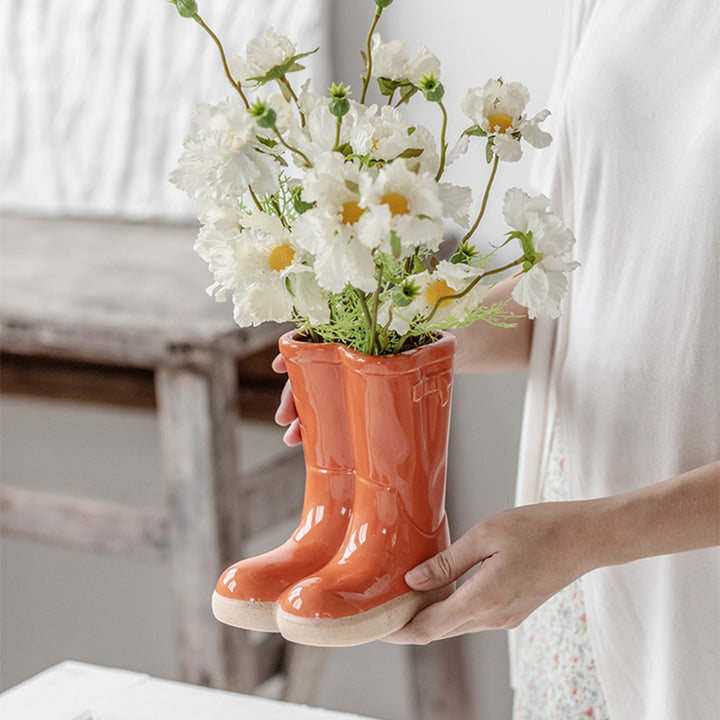 Creative Simple Ceramic Flowerpots And Decorative Vases