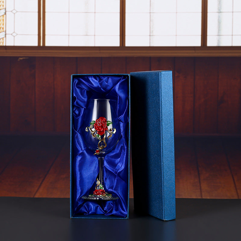 Household Enamel Colored Crystal Glass