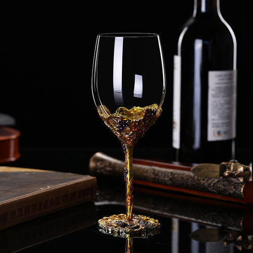 Household European Style Grape Goblet Wine Glass