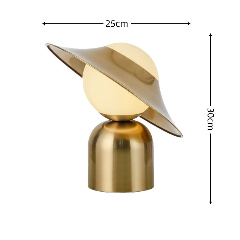 Creative Metal Bedroom Bedside Table Lamp