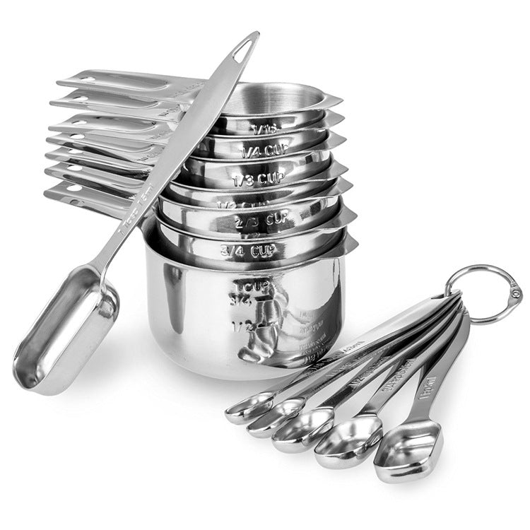 Stainless Steel Measuring Cup Spoon