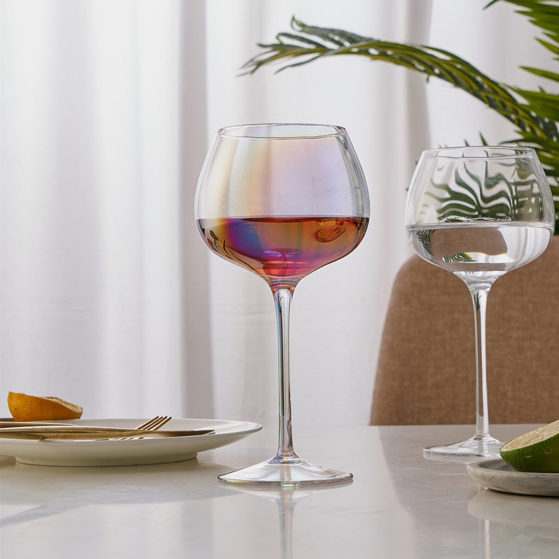 Streamer Rainbow Champagne Crystal Glass