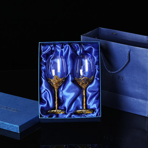 Household European Style Grape Goblet Wine Glass