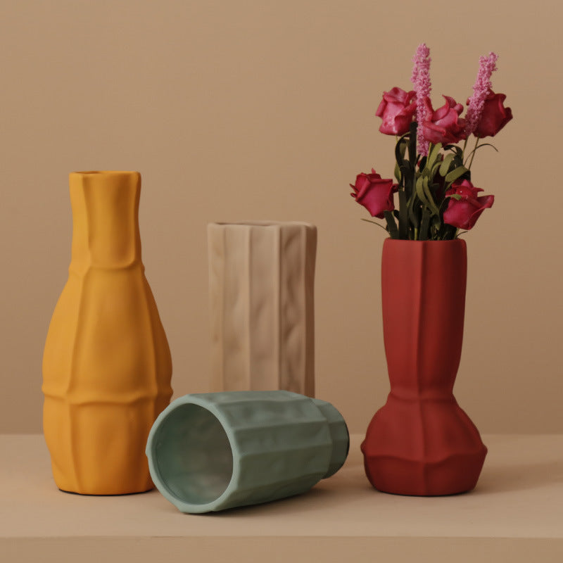 Nordic Morandi Art Vase Home Office Decor Flower Vase