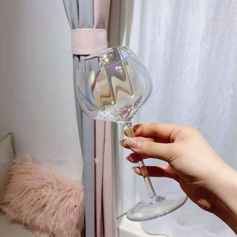 Streamer Rainbow Champagne Crystal Glass