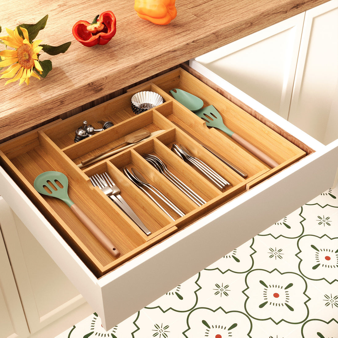 Kitchen Utensils Pull-out Retractable Tool Organizer